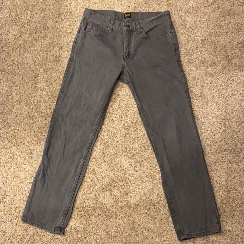 Lee Regular Fit Grey Jeans